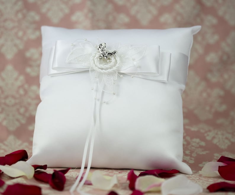 Western Cowboy Lasso Wedding Ring Bearer Pillow 75118