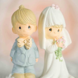 Precious Moments ® "The Lord Bless You and Keep You" 2.5" Small Wedding Cake Topper Figurine