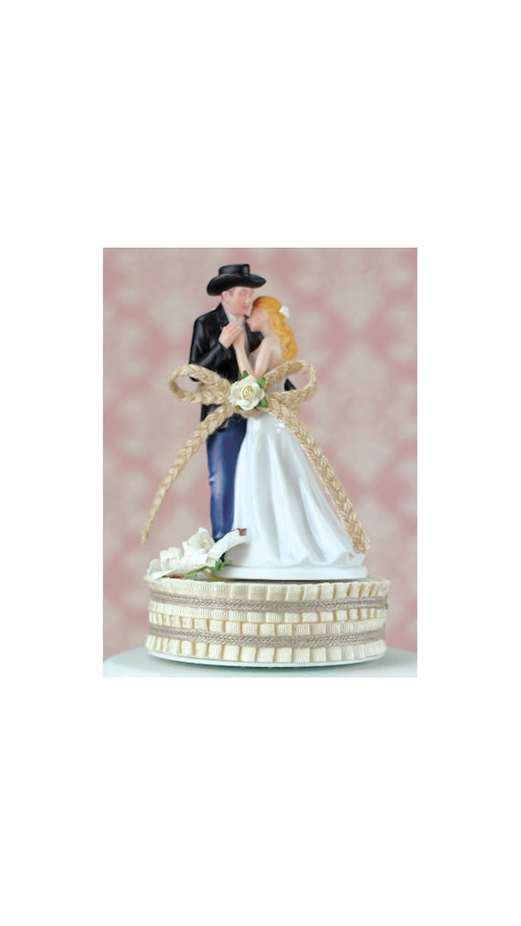 Lasso Of Love Western Wedding Cake Topper Custom Painted Etsy