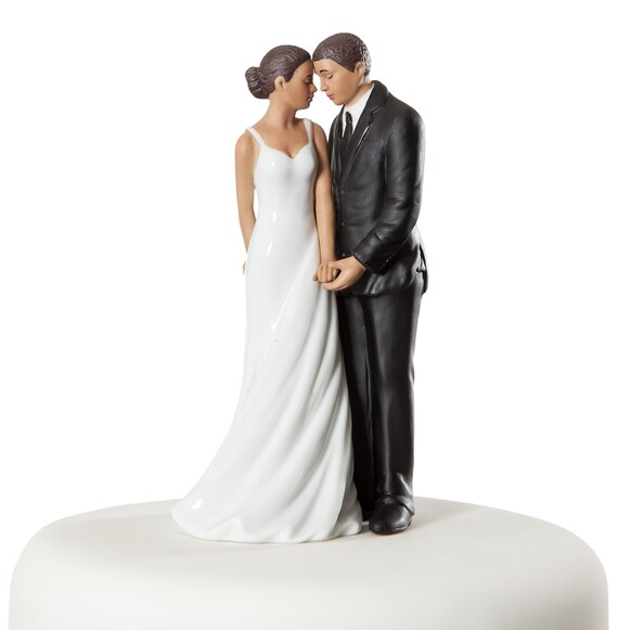 Wedding Bliss African American Wedding Cake Topper Figurine Etsy