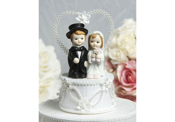 Cute Child Hobbit Wedding Cake Topper Custom Painted Hair Etsy
