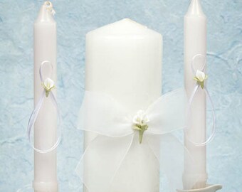 Calla Lily Bouquet Wedding Unity Candle Set