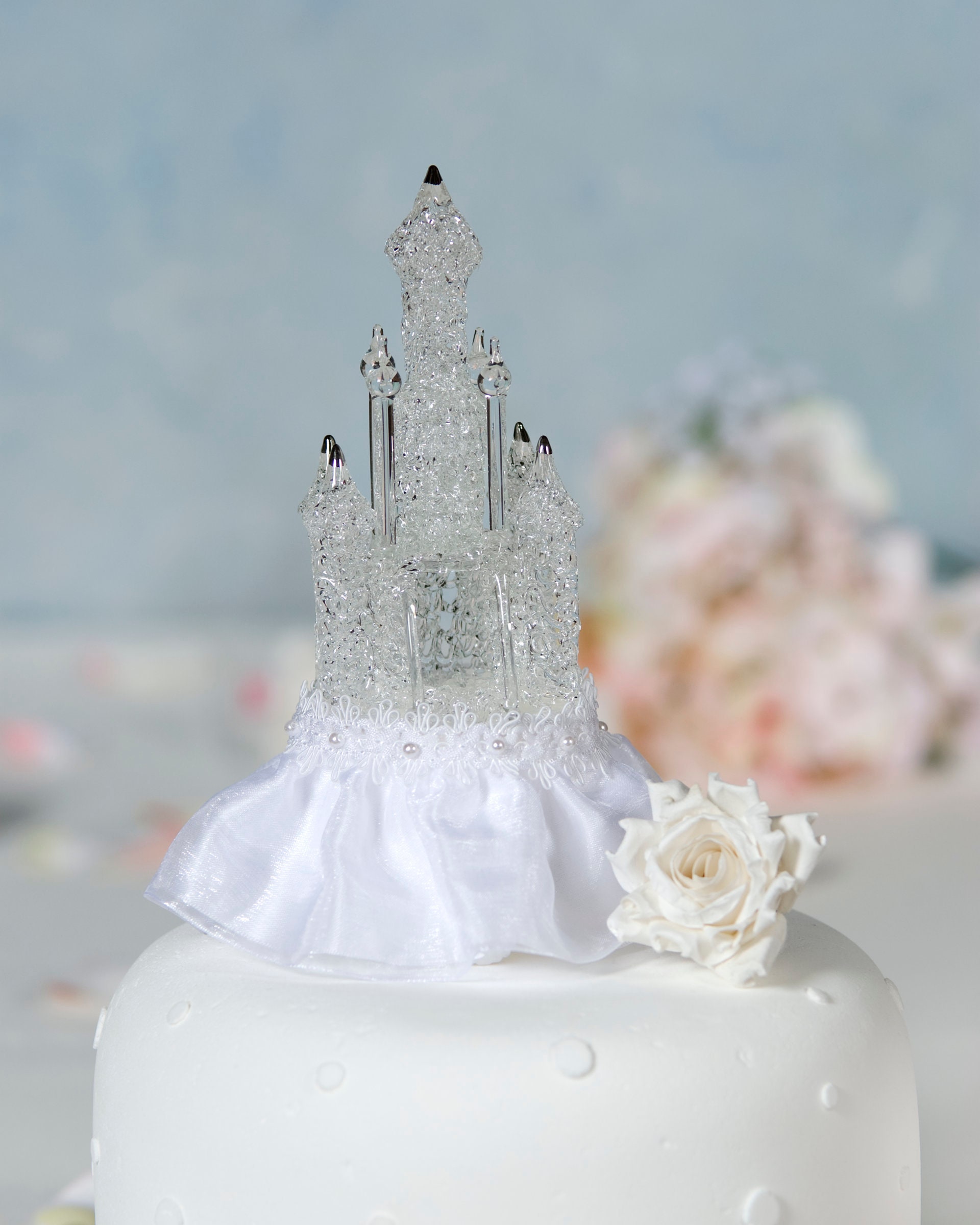 Cinderella Castle Cake Topper 100073 Etsy