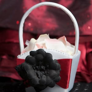 Gothic Romance Flower Girl Basket