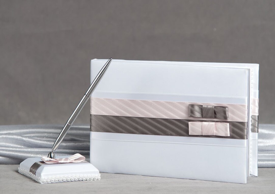 Tieing the Knot Guest Book and Pen Set Etsy