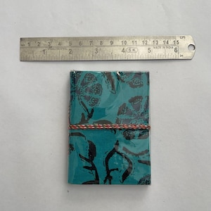 Handmade Assorted Sari Fabric Diary, Writing Notebook, Recycled Handmade Paper, Sari Journal, Colourful Gift, Pocket Size, Embroidery Diary.