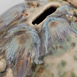Quirky Ceramic Piggy Bank – Artisan Coin Keeper, Ø12×11 cm