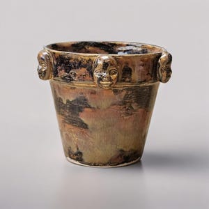 Vaso in ceramica Life on Mars – Coro cosmico di neonati, Ø11×8 cm