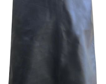 Personalized Short Leather Apron Bar Restaurant Bistro Style – Custom Logo, BBQ Chef Gift