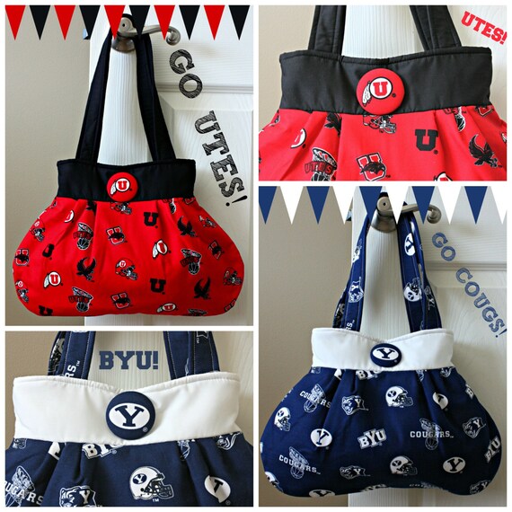 Items similar to College Purses Utah or BYU on Etsy