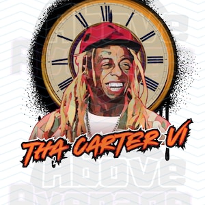 Lil Wayne Tha Carter VI File PNG da scaricare per T-shirt, Tumbler Hoody