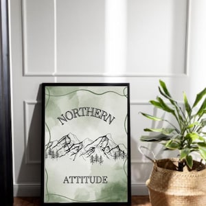 Noah Kahan Northern Attitude Digital Poster