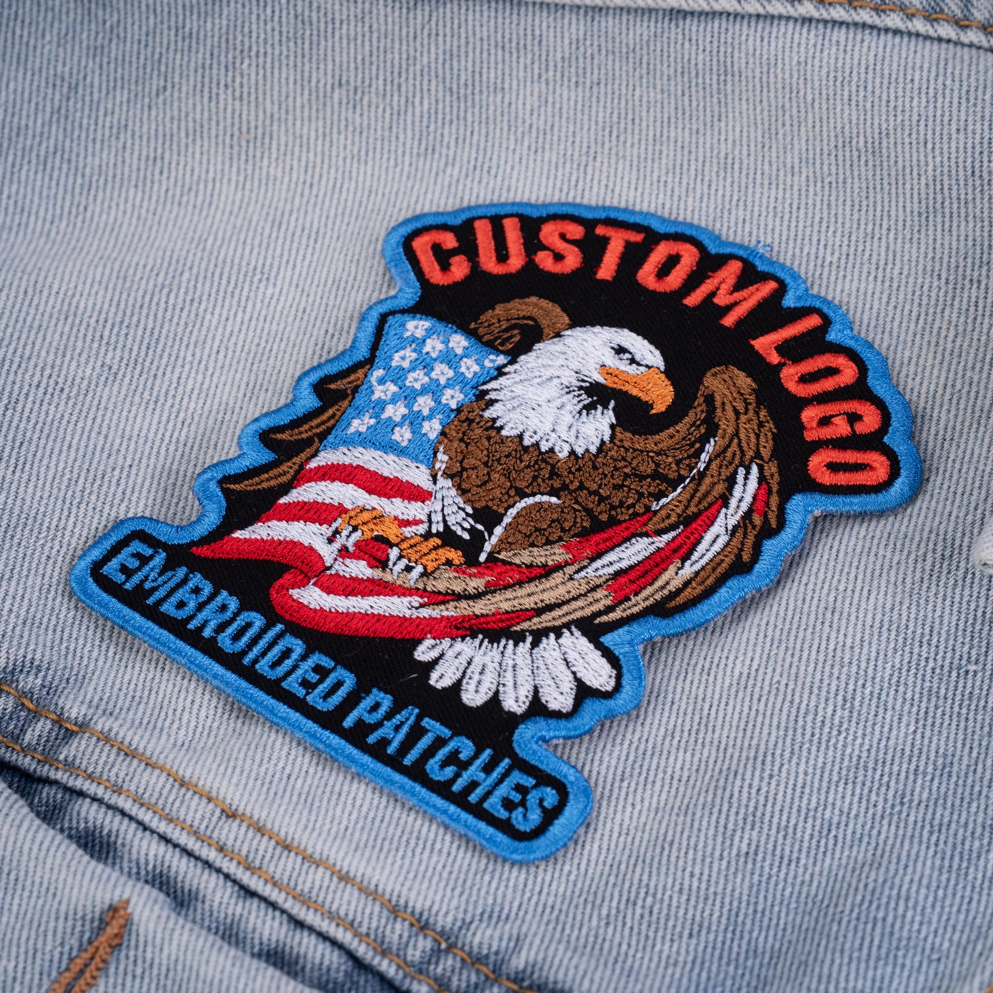 Custom Embroidered Logo Patch, Sew/iron On/hook & Loop Patches for ...