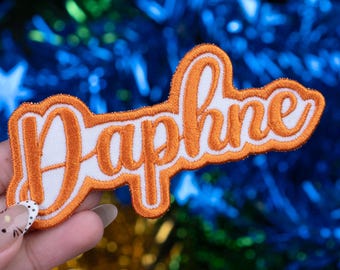 Custom Embroidered Name Patch: Iron-On, Sew-On, Hook & Loop
