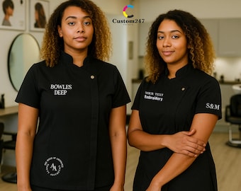 Tunica personalizzata per salone di barbiere - Tuniche con Tunica personalizzata per salone di barbiere - Tuniche con
