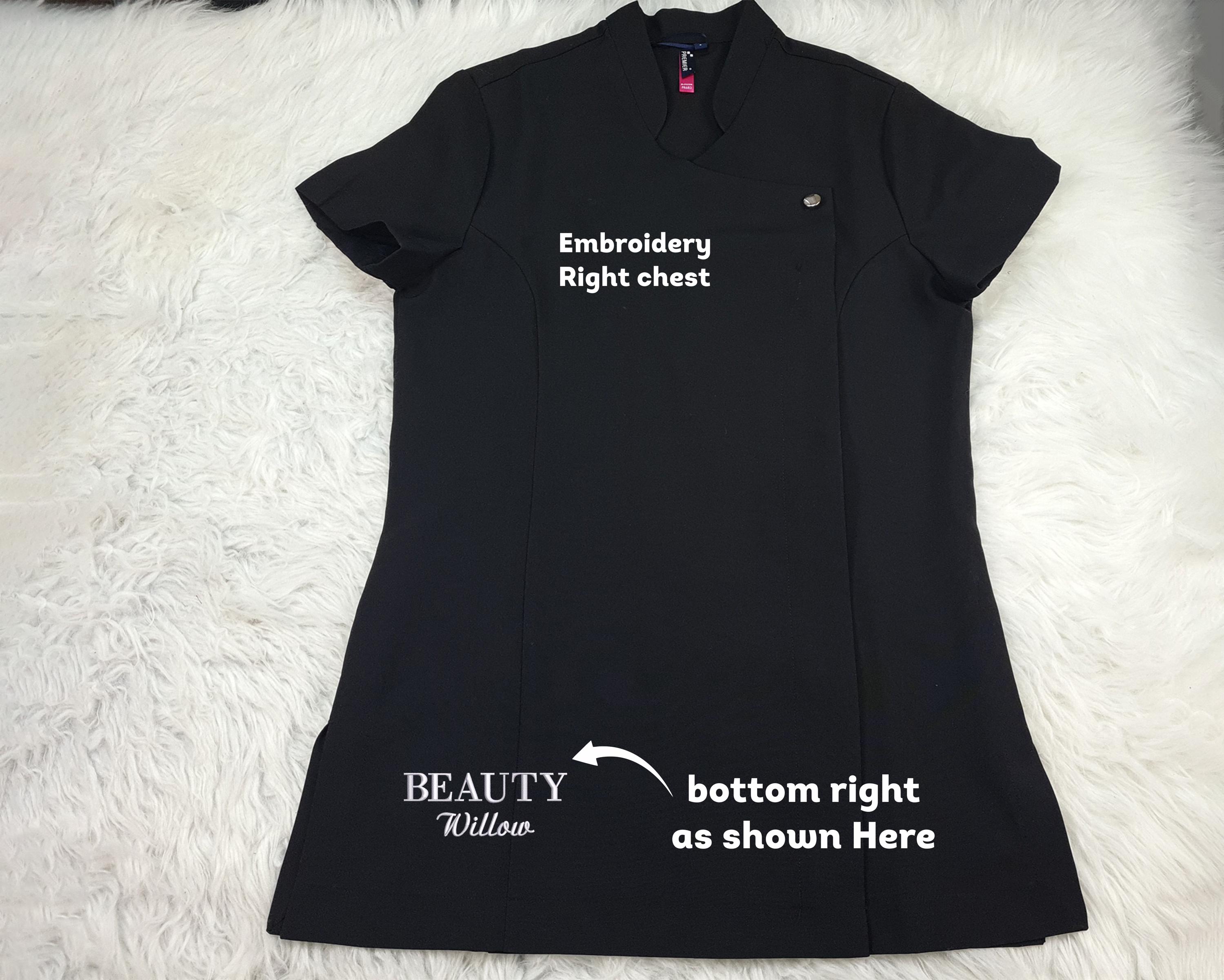 Cross Over Beauty Nail Workwear Tunicwhite 14 | Desertcart