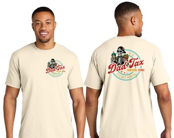 Funny Dad Tax Shirt, Dad Jokes Printed Tee for Him, Making Sure It's Not Poison Dad Gifts, Funny Dad Tax Skeleton Shirt, Fathers Day Gifts