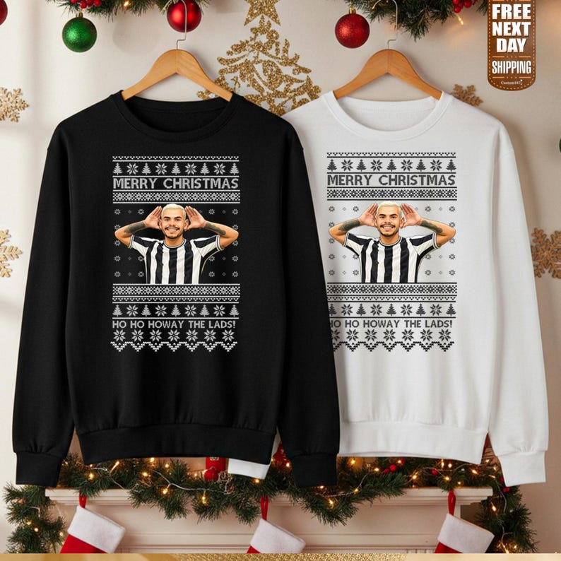 Merry Xmas Ho Ho Howay BRUNO Jumper, Funny Newcastle United Sweater,