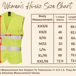 Personalised Hi Vis Safety Vest Jackets, Custom Text or Logo Printed Vest, Your Designs Monogram Workwear Vests, Customise Gift for HimHers
