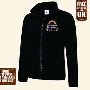 Chaqueta polar de enfermera bordada personalizada, chaqueta con cremallera completa y monograma médico personalizado, uniforme polar para enfermeras del personal sanitario, camiseta de enfermería