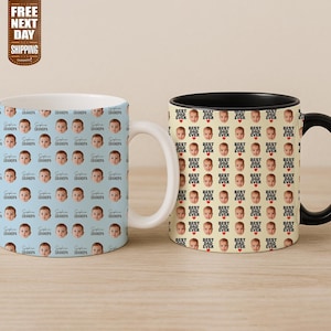 Personalized Face Mug, Baby Face Mug, Your Dogs, Pet Face Mug, Your Husband&#39;s Face Mug, Father&#39;s Day Gift, Mother&#39;s Day Gift, Baby Photo