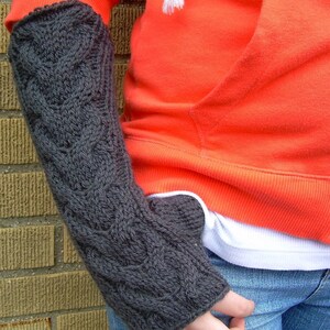 Twilight Bella Swan Inspired Mittens Look alike - Fingerless - Texting Mittens - Charcoal Gray - gift for her