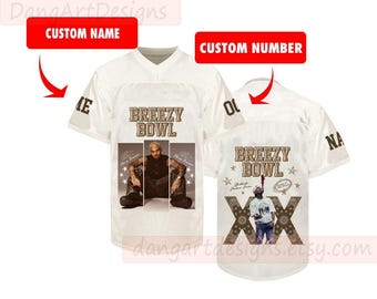 Breezy Bowl XX 2025 Football Jersey: Personalized All-Over Print