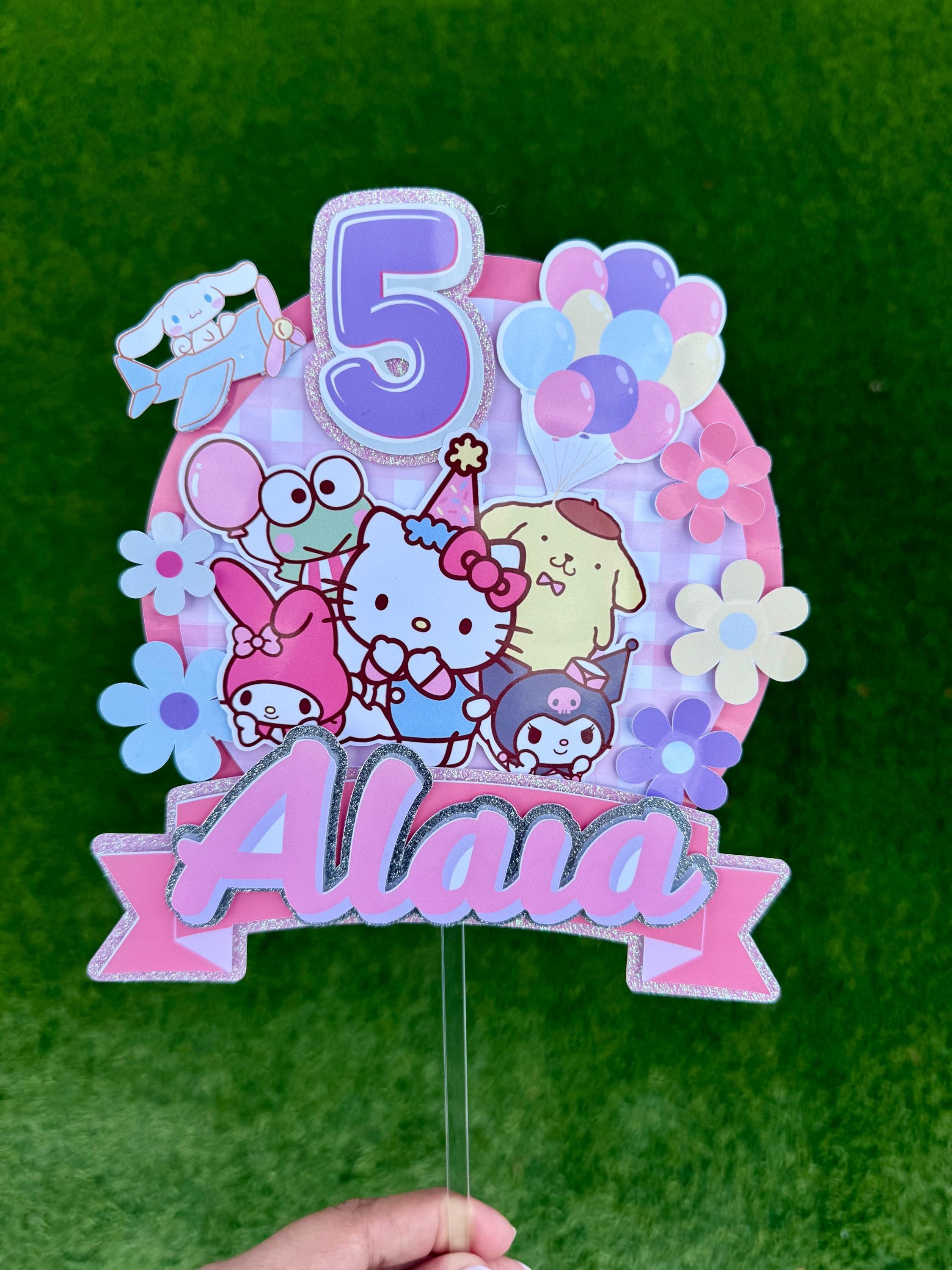 Cake topper Hello Kitty & friends
