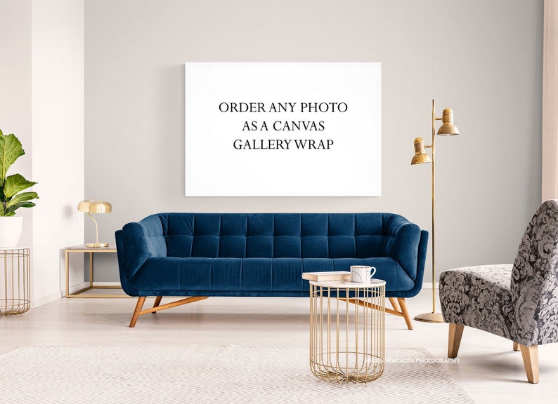 Ready to Hang Archival Canvas, Order Any Photograph Print as Canvas Gallery Wrap, Oversized Large Stretched Canvas Wall Decor image 2