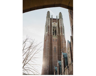 Photograph of Wellesley College Galen Stone Tower, Wellesley Wall Art, Wellesley Alum Graduation Gift, Seven Sisters New England College Art