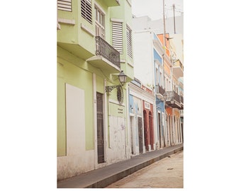 Puerto Rico Street Art, Old San Juan Photography, Colorful City and Doors Print, Puerto Rican Art, Travel photography, Architecture Art