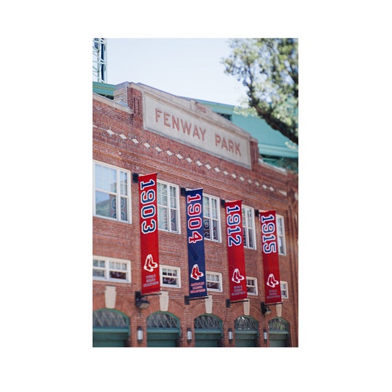 Fenway Park Photograph Boston Landmark Boston Red Sox Etsy