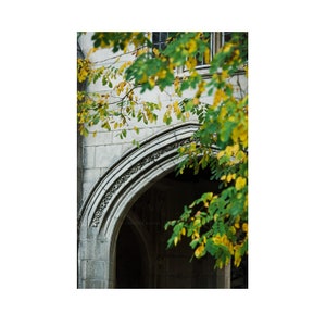 Wellesley College in Autumn, New England Art, Graduation Gift, Wellesley Alum Gift, Architectural Photo