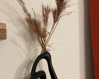Jarrón de cerámica abstracto, escultura, decoración de mesa geométrica minimalista