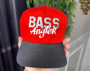 Vintage Bass fishing hat 1980s