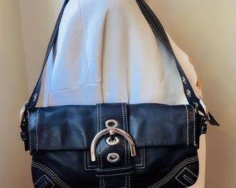 Coach Limited Edition: Soho Large Flap Signature Hobo Purse