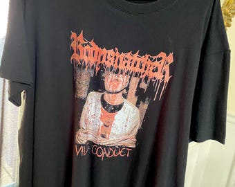 裏庭Tシャツ ユニセックス（男女兼用）ホラー映画シャツ ヘビーメタル