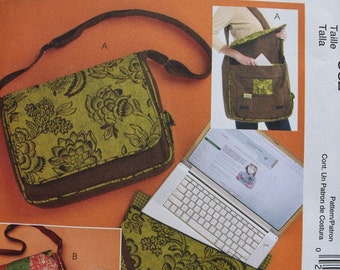 McCalls Fashion Accessories M5824 Bags and Laptop Cover