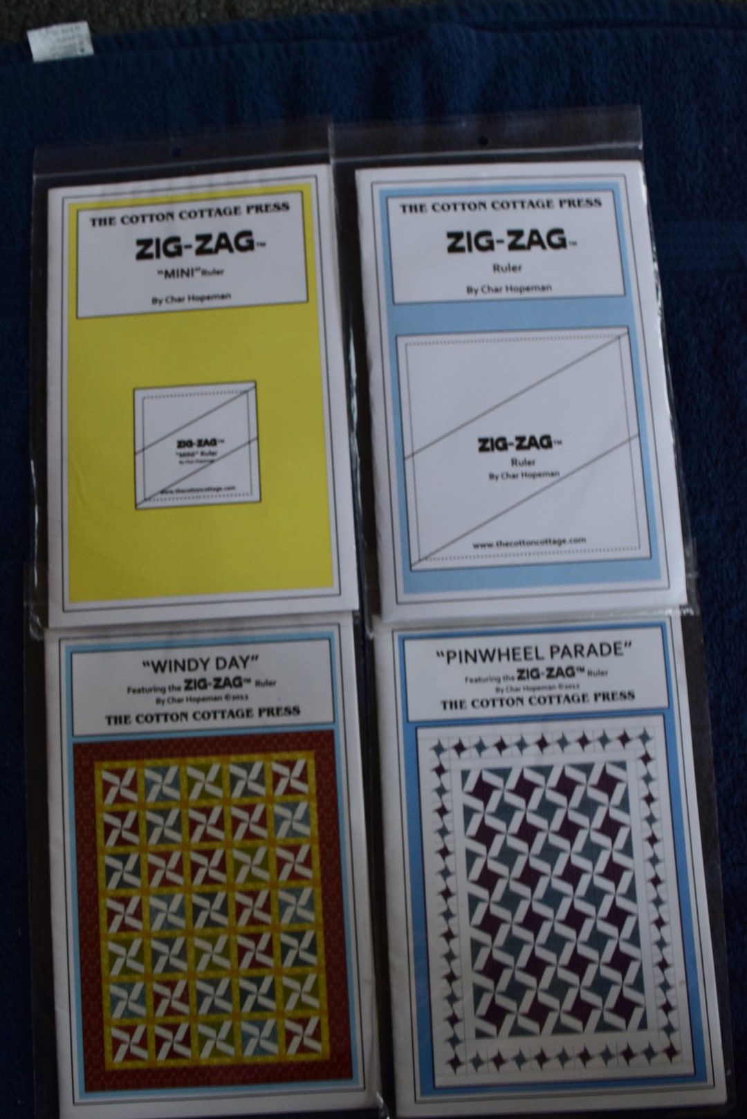 Zig Zag Ruler and Mini Zig Zag Ruler With Extra Patterns Etsy
