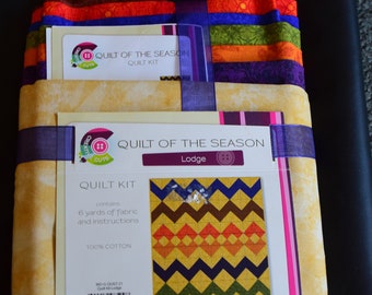 Creative Cuts Quilt of the Season  Lodge Quilt Kit  (Pattern included)