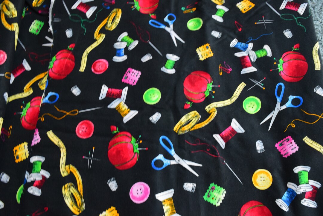 1 Yard Sewing Notion Fabric by Fabric Traditions 2005 Etsy