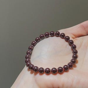 Pulseira original de cartão de cinábrio tamanho 6 | Melhora a energia mental | cura | coleciona | Presente