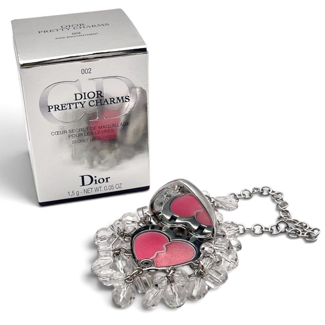 Dior Pretty Charms ハート型002 Buy Vintage Dior Pretty Charms Lip Gloss Bracelet/ Bag Charm 2006