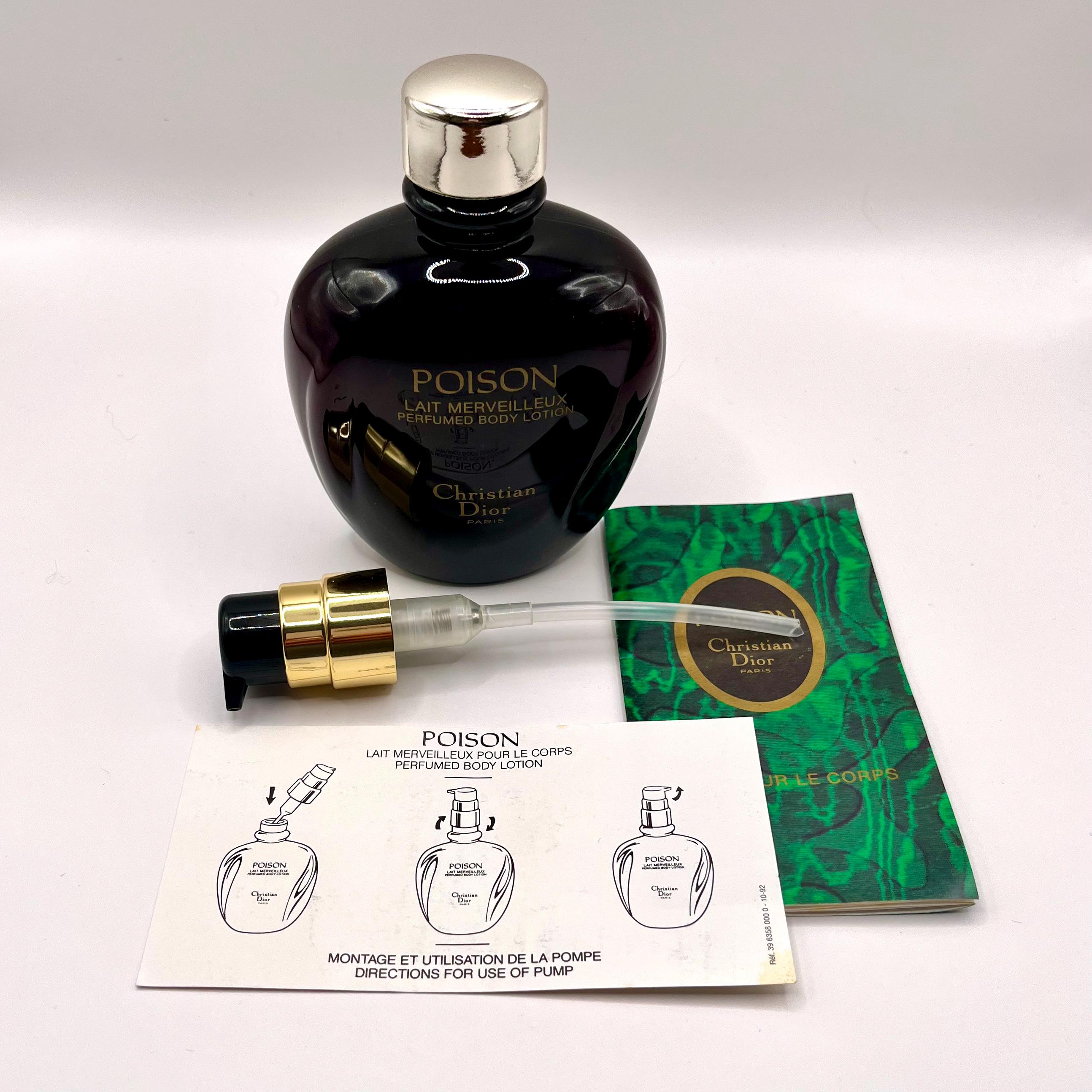 Vintage Christian Dior Poison Lait Merveilleux Body Lotion, Unused