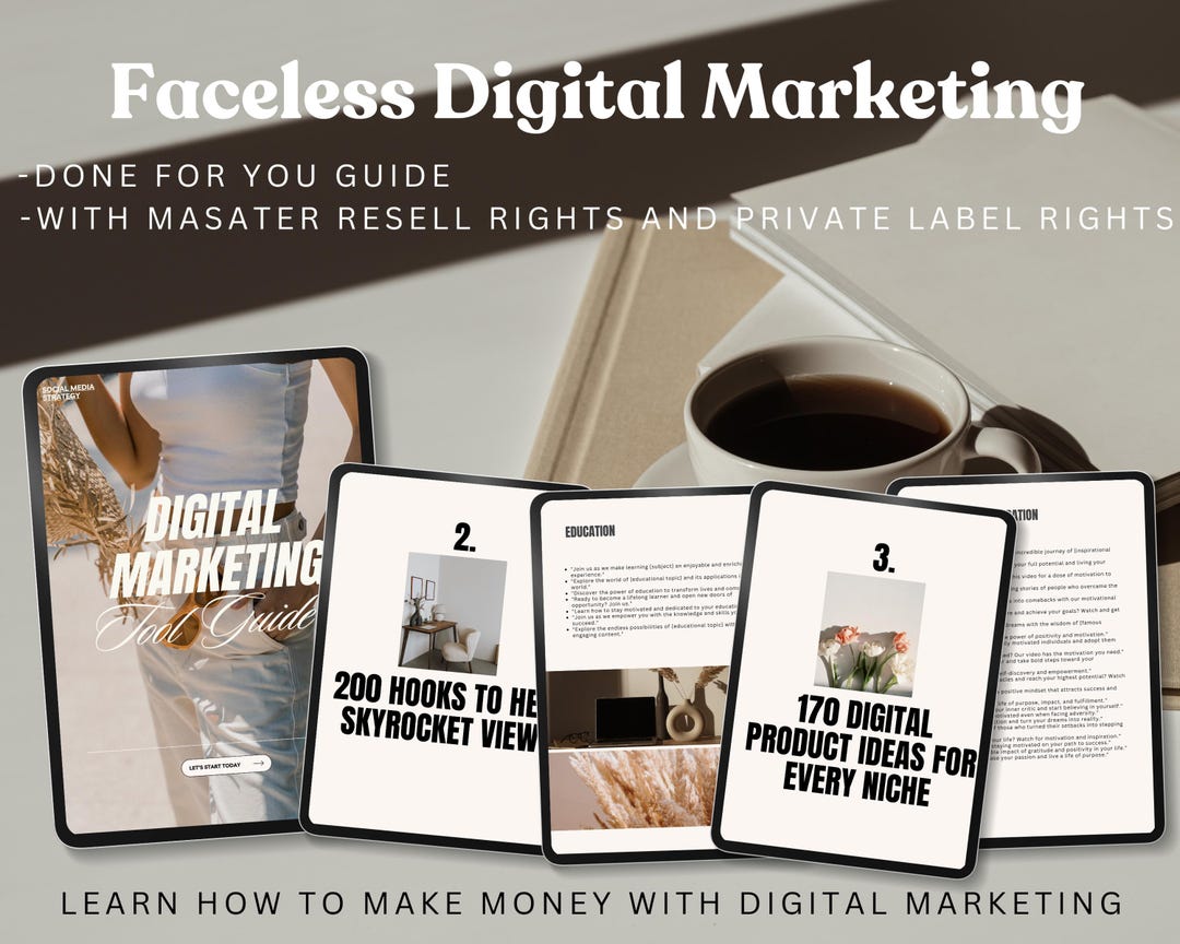 Digital Marketing Guide With Master Resell Rights: Digital Products and ...