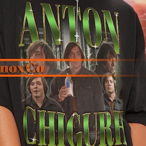 ANTON CHIGURH Vintage Shirt, Anton Chigurh Homage Tshirt, Anton Chigurh Fan Tees, Anton Chigurh Retro 90s Sweater, Anton Chigurh Merch #tpc