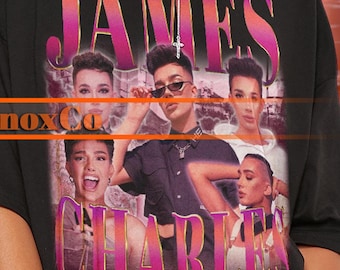 JAMES CHARLES Vintage Shirt, James Charles Homage Tshirt, James Charles Fan Tees, James Charles Retro 90s Sweater, James Charles Merch #tpc