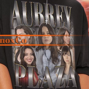 AUBREY PLAZA Vintage Shirt, Aubrey Plaza Homage Tshirt, Aubrey Plaza Fan Tees, Aubrey Plaza Retro 90s Sweater, Aubrey Plaza Merch Gift #tpc