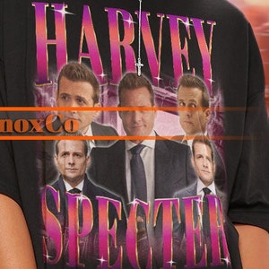 HARVEY SPECTER Vintage Shirt, Harvey Specter Homage Tshirt, Harvey Specter Fan Tees, Harvey Specter Retro 90s , Harvey Specter Merch #tpc