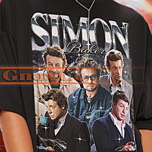 SIMON BAKER Shirt, Simon Baker Vintage Tshirt, Simon Baker Fan Tees, Simon Baker Retro 90s Sweater, Simon Baker Merch Gift #saf